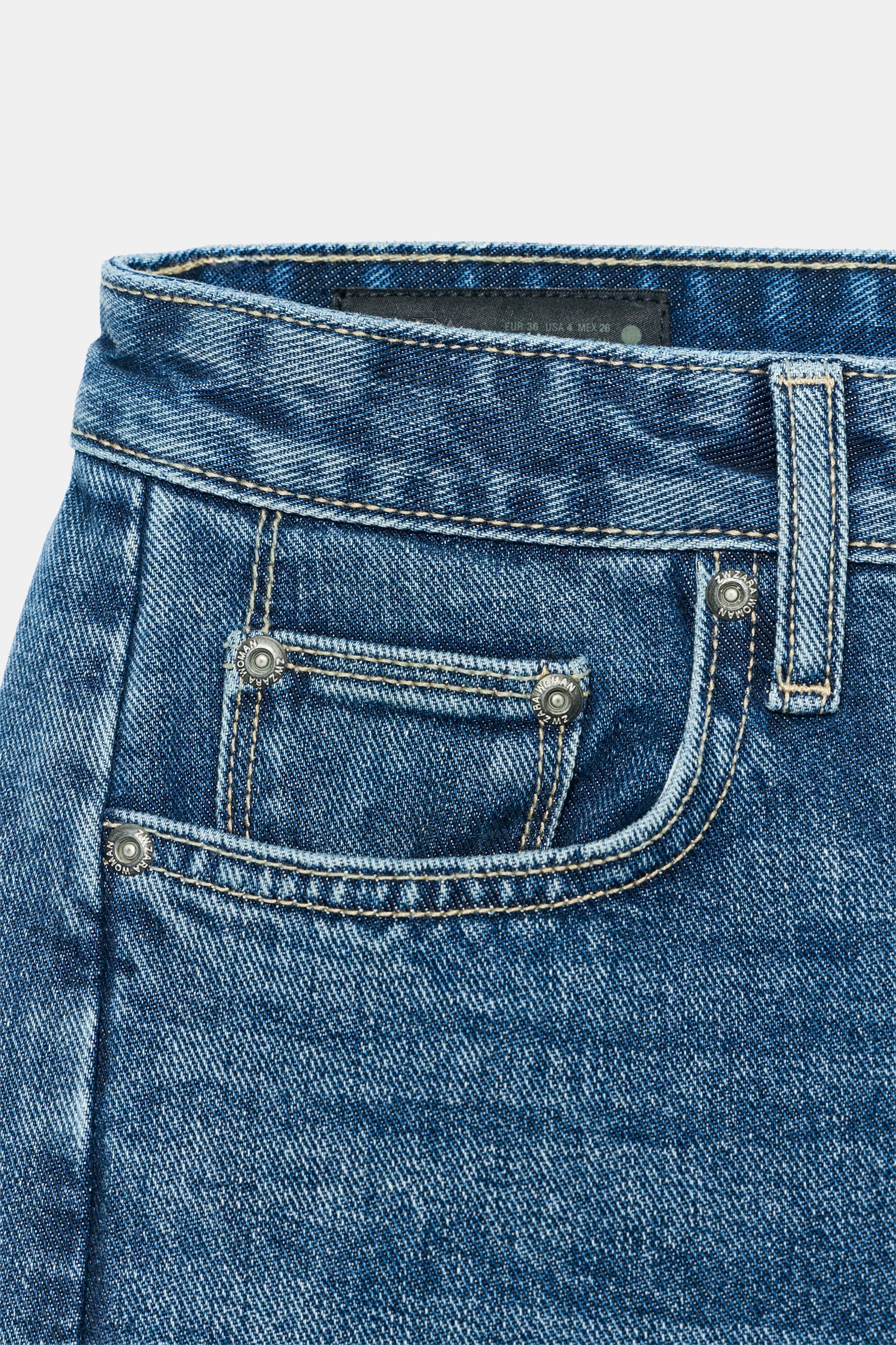ZW COLLECTION MID-RISE ANKLE RELAXED JEANS
