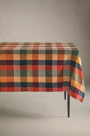 NAPPE COTON ÉPAIS CARREAUX - Tuile de Zara - Image 4