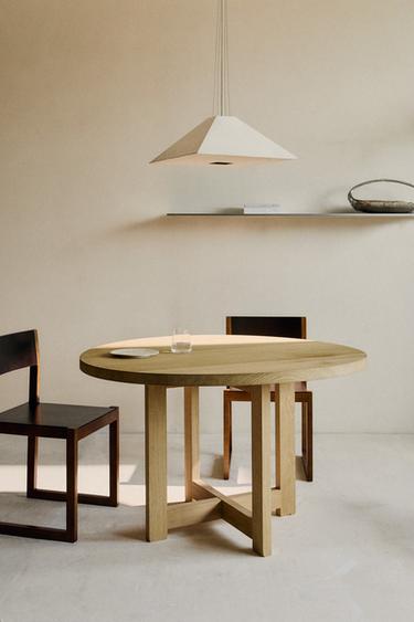 مصباح سقف هندسي من الورق - أبيض الخاص بـ Zara