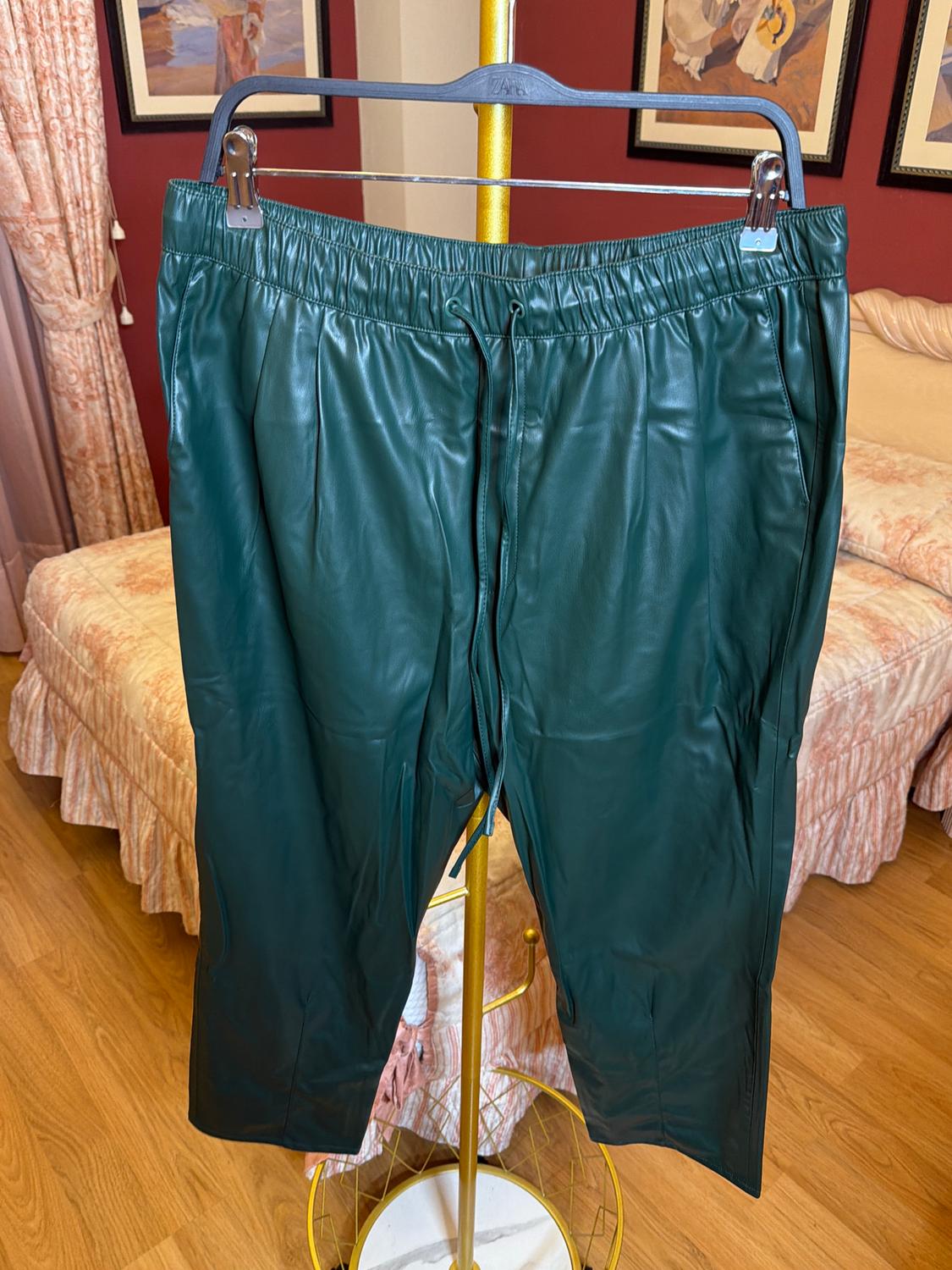 FAUX LEATHER THE WEEKEND TROUSERS - Image 2