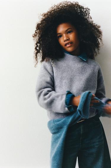 100% CASHMERE SWEATER - Grey by Zara