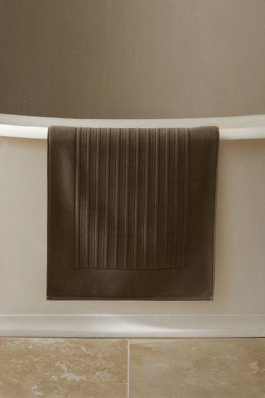 ΒΕΛΟΥΤΕ ΧΑΛΑΚΙ ΜΠΑΝΙΟΥ ΜΕ ΑΝΑΓΛΥΦΕΣ ΡΙΓΕΣ - Καφέ-γκρι σκούρο του Zara