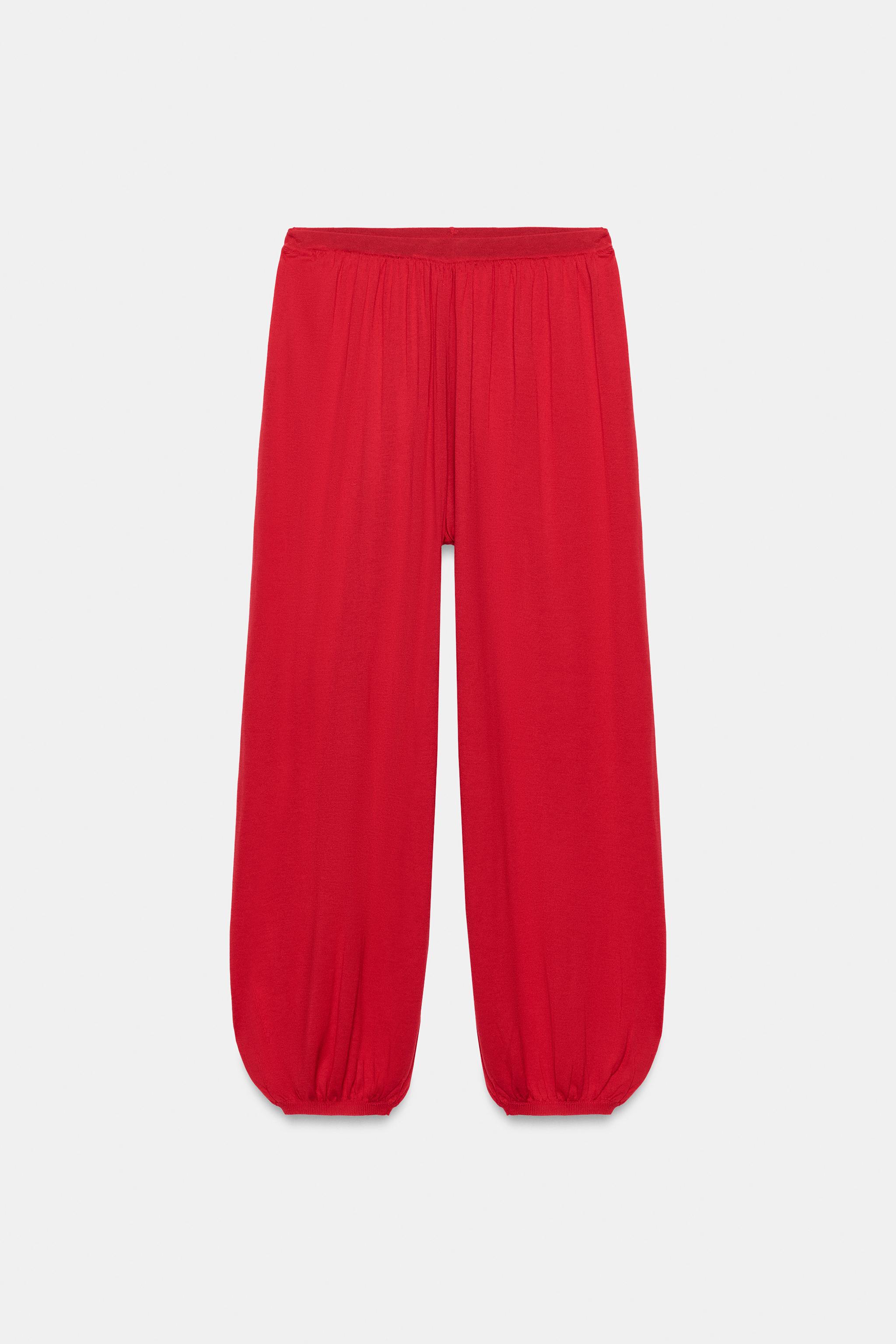 PANTALON BOUFFANT EN MAILLE