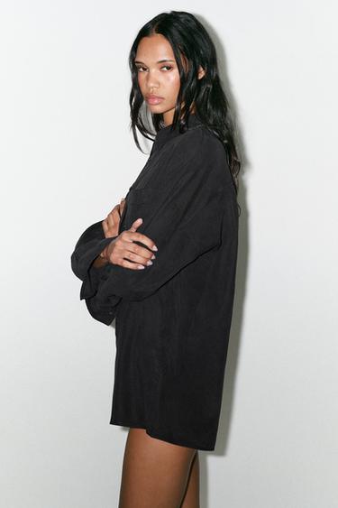 FLOWING PLAYSUIT - Black by Zara - Image 2