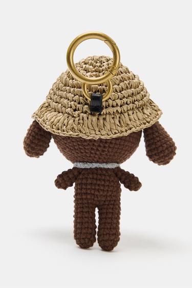 PUPPY CHARM KEYRING - Brown by Zara - Image 4