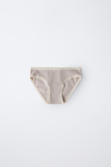 6-14 YEARS/ SIX-PACK OF PRINTED BRIEFS - camel by Zara - Image 2