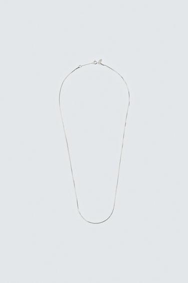 チェーンリンクネックレスシルバーZaraのチェーンリンクネックレス - シルバー 