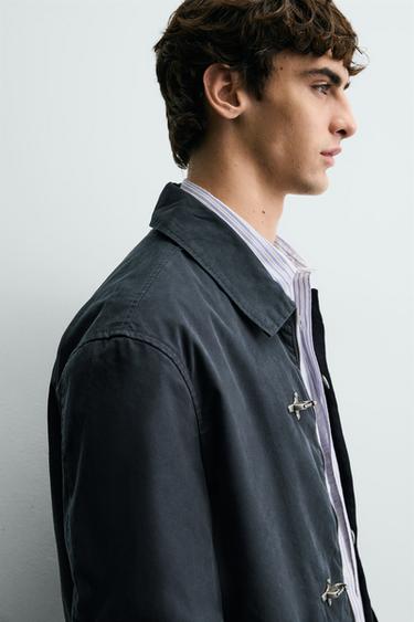 PARKA RELAXED FIT BRANDENBOURGS - Bleu marine de Zara - Image 6