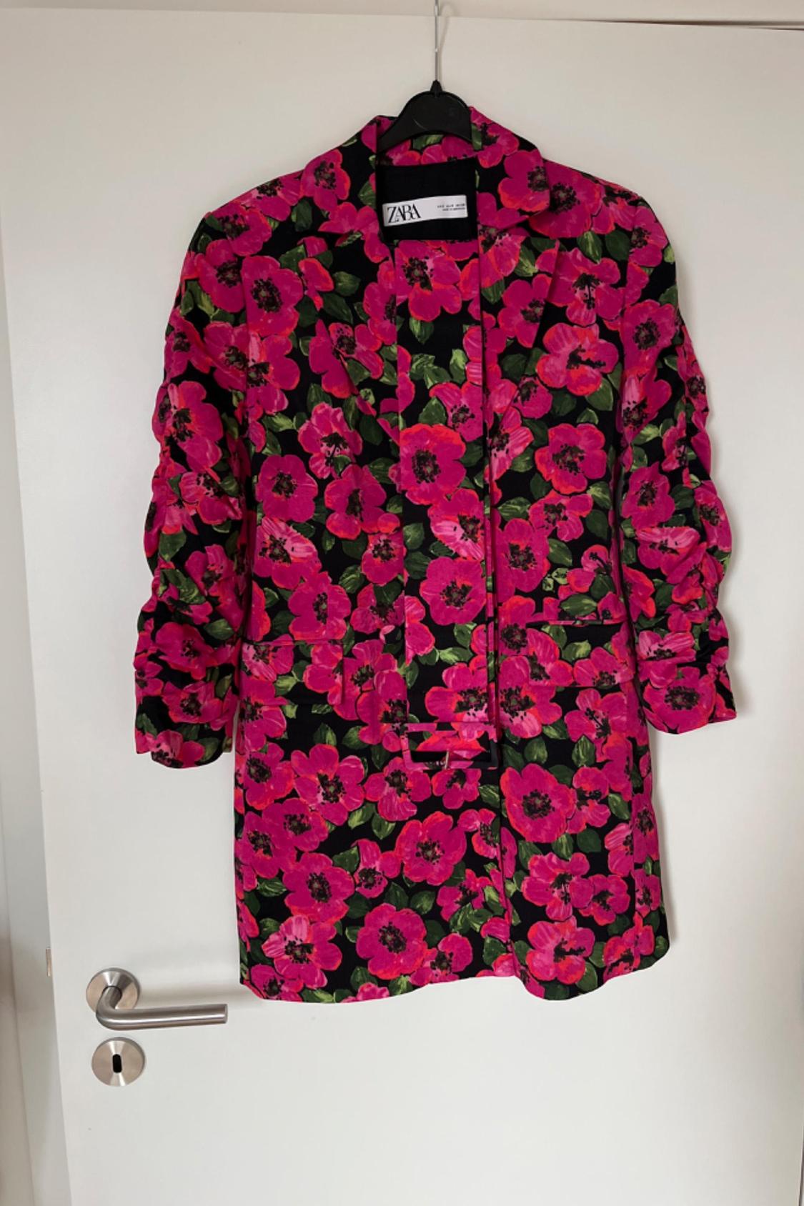 GATHERED PRINTED DRESS - Image 2