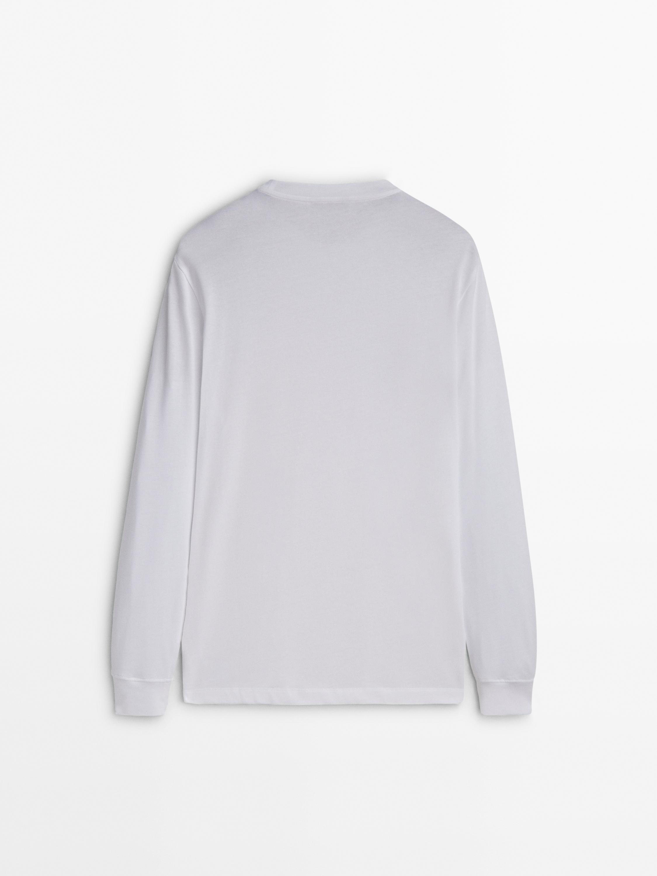 100% cotton long sleeve T-shirt