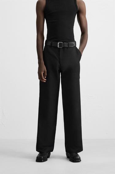 CARPENTER POCKET TROUSERS - Black by Zara - Image 1