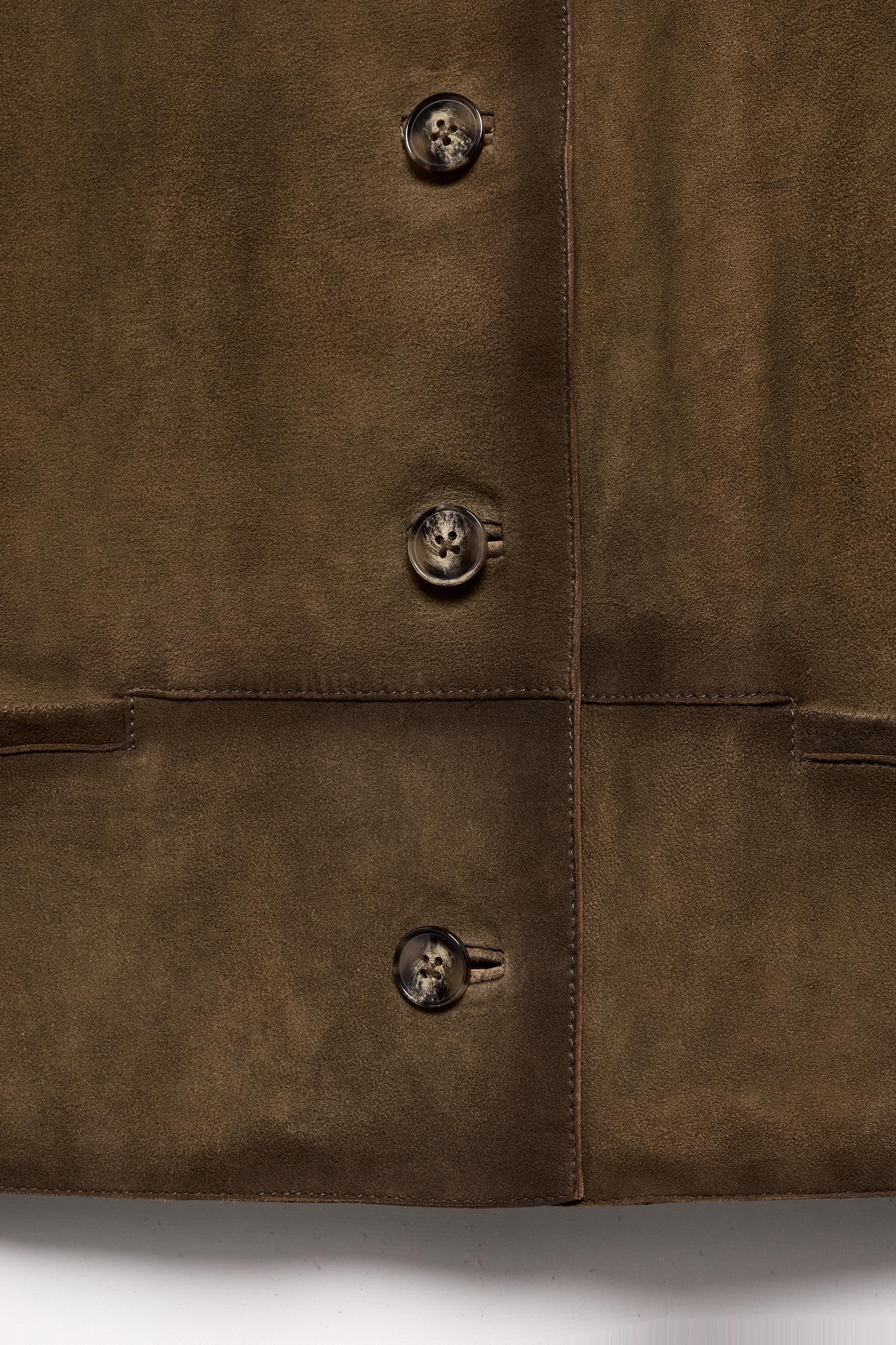 BLOUSON EN CUIR 100% ZW COLLECTION ÉDITION LIMITÉE