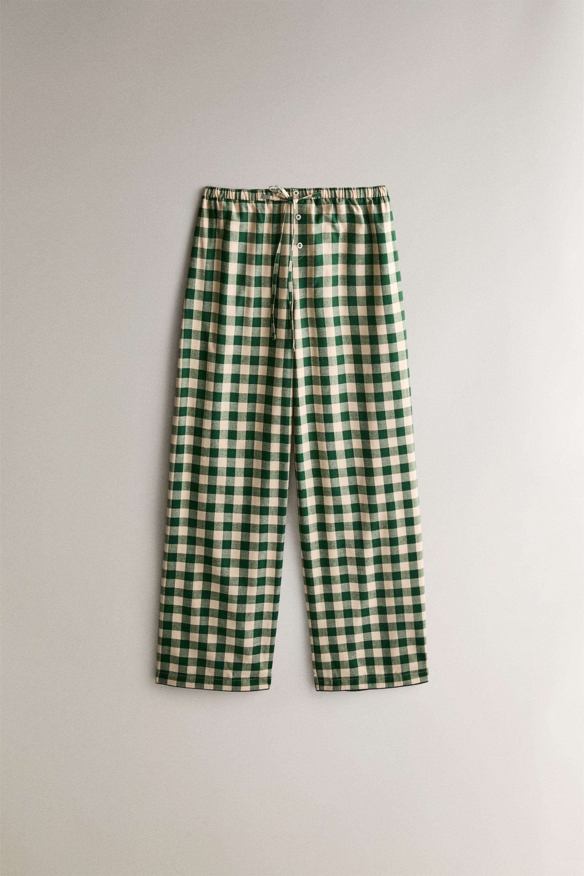 Gingham pajama pants sale