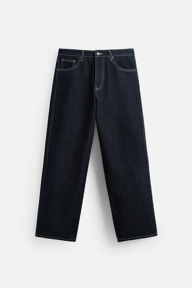 JEANS BAGGY FIT - Azul de Zara