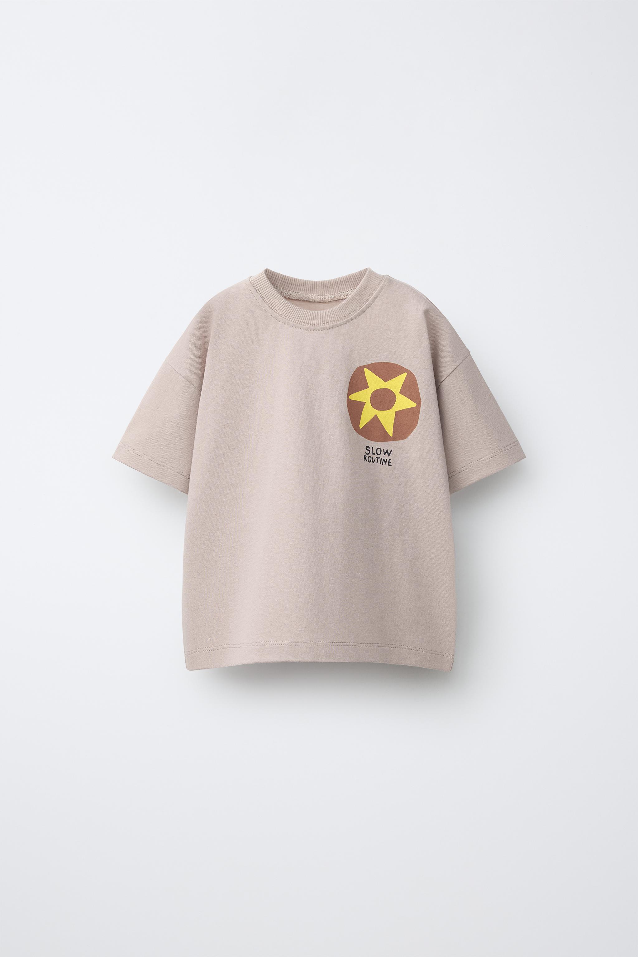 Детские футболки Zara SUN PRINTED T-SHIRT — фото 2