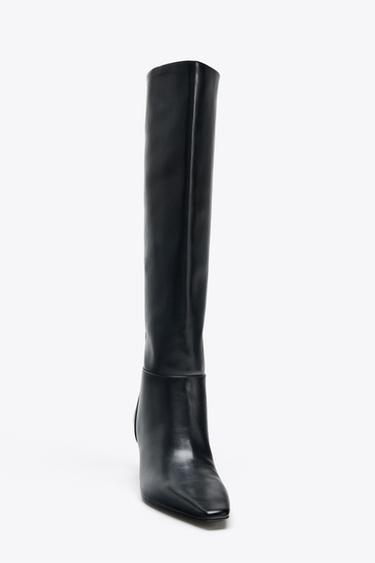 KITTEN HEEL BOOTS - Black by Zara - Image 5