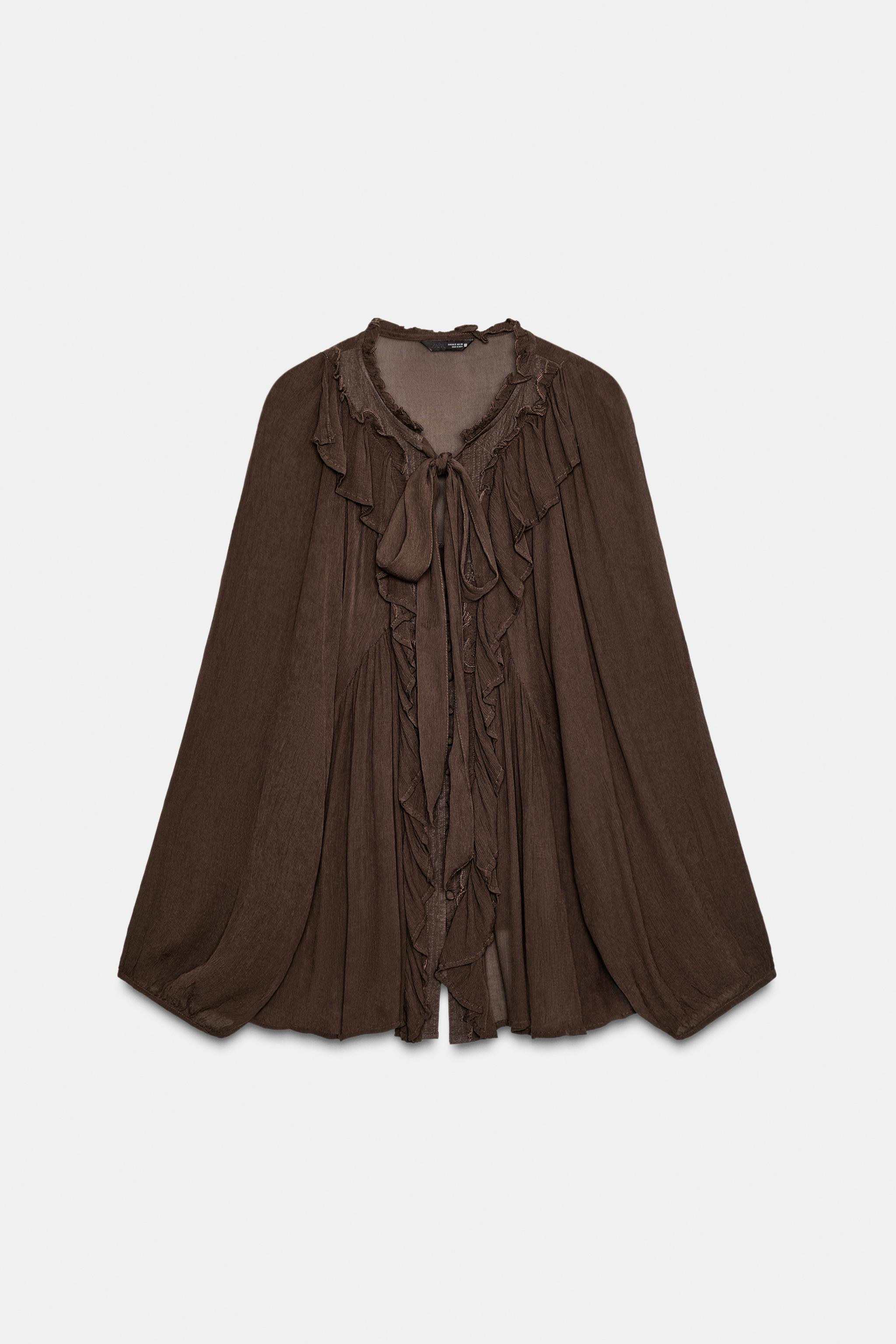 FLOWY RUFFLED SHIRT