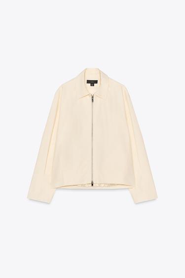 JAQUETA BOMBER ZW COLLECTION - Baunilha da Zara