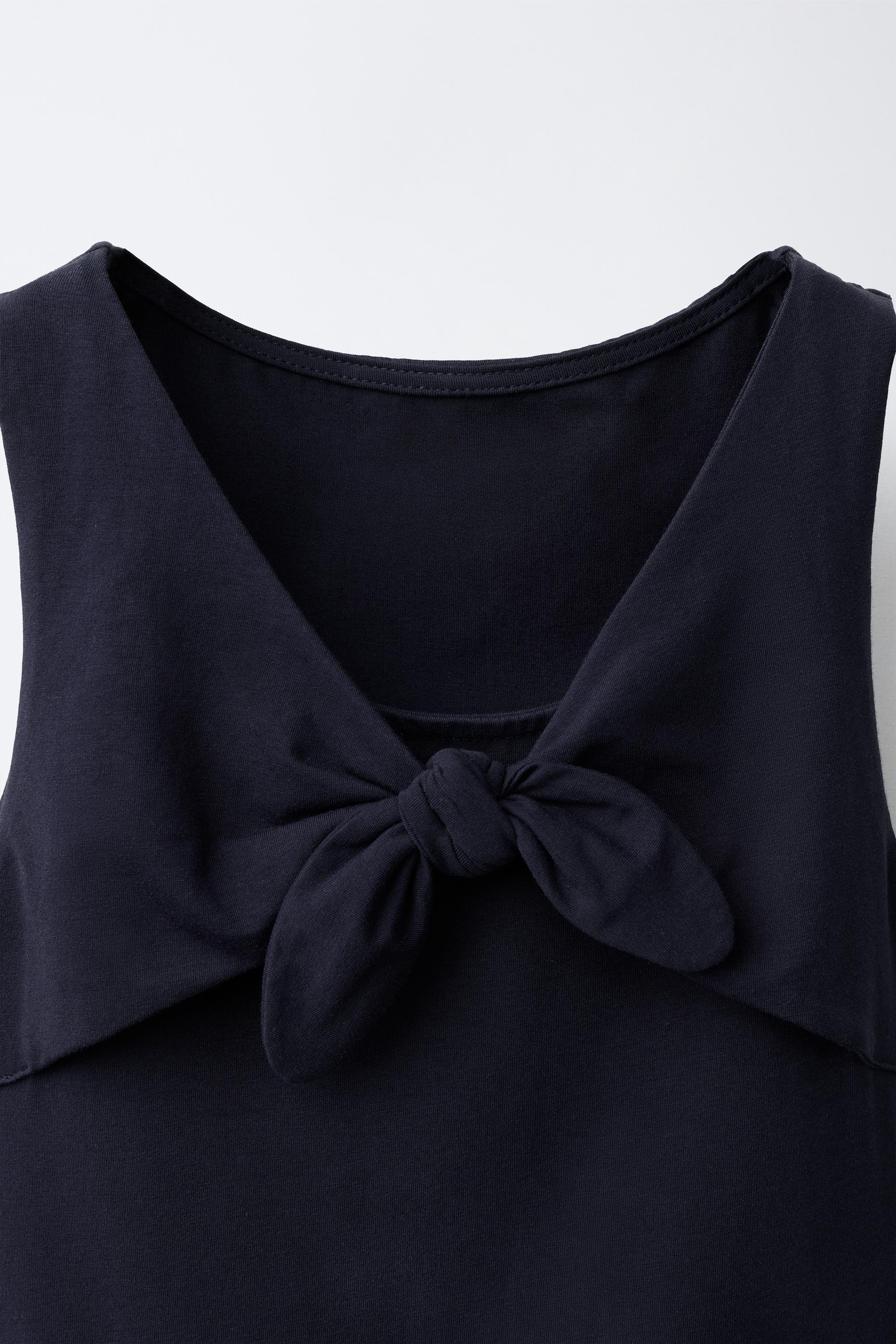 Детские платья Zara BOW COMBINATION DRESS — фото 4