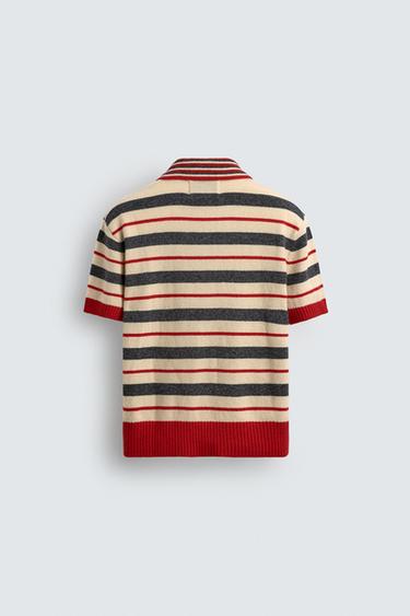 POLO EN MAILLE RAYURES HARRY LAMBERT FOR ZARA X DISNEY - Rayures de Zara - Image 8