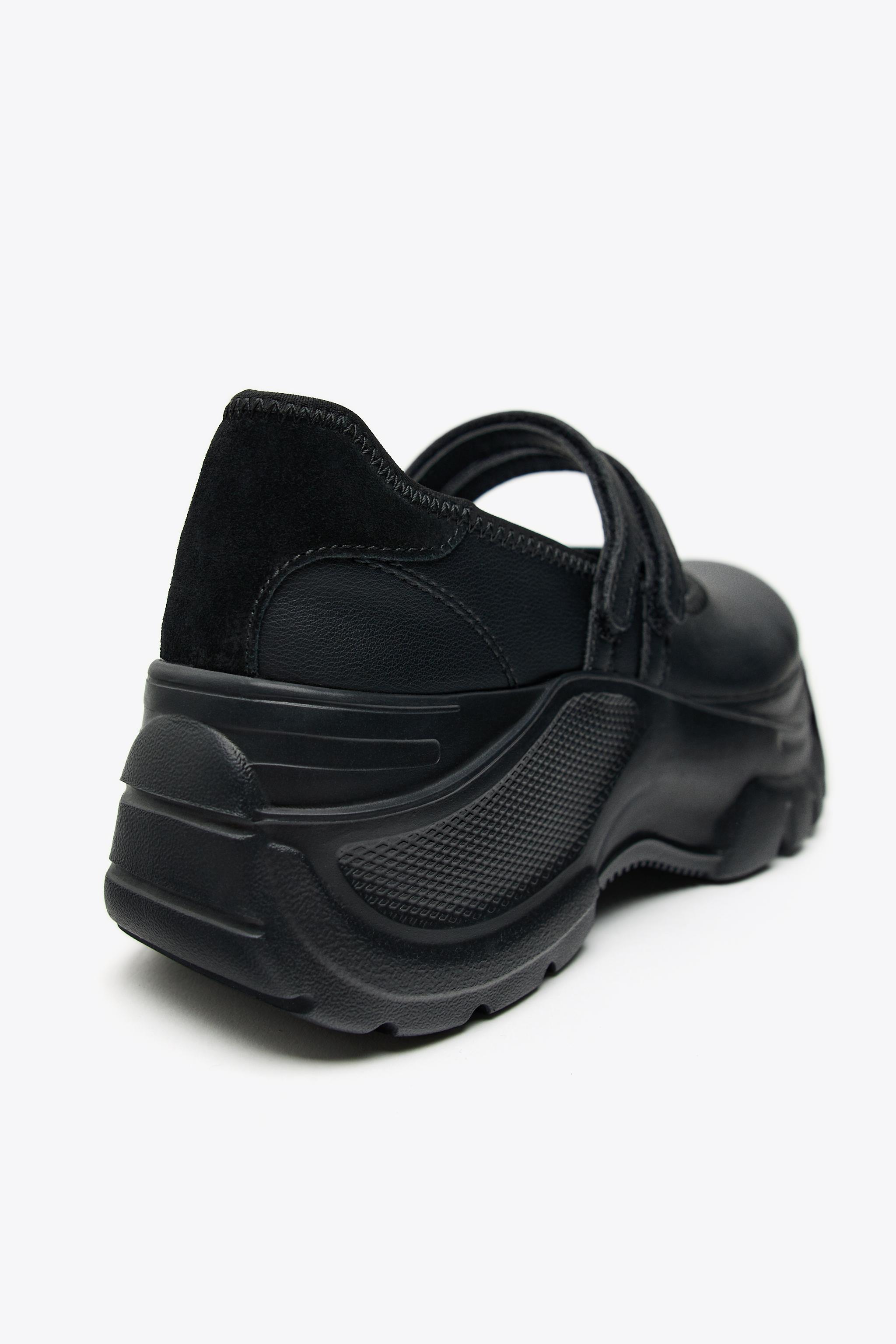 ZARA バレエフラットスニーカー 40　バレエシューズ バレエフラットスニーカー／ZARA | プラットフォームソールで