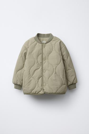 BOMBER ACOLCHADA - Khaki de Zara