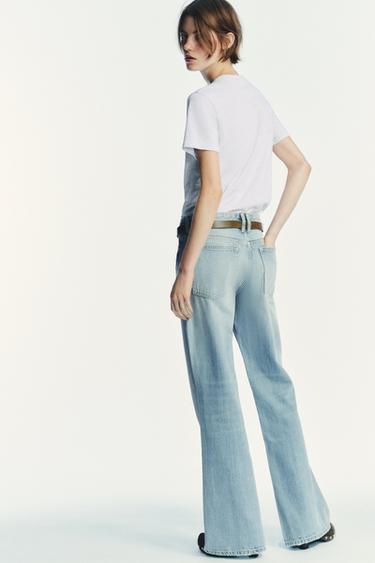 JEAN TRF FLARE TAILLE BASSE - Bleu clair de Zara - Image 5
