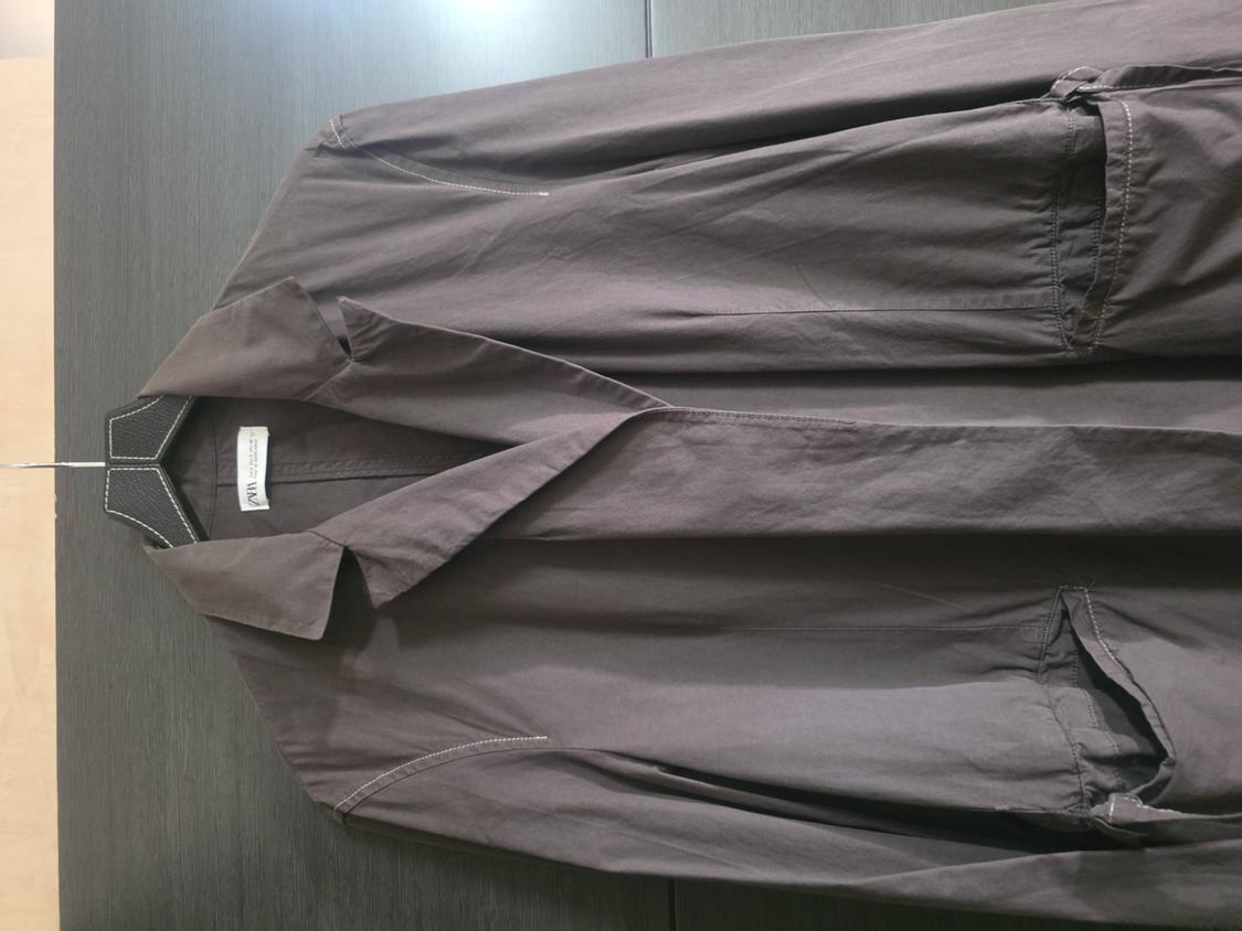 OVERSIZE POPLIN BLAZER - Image 2