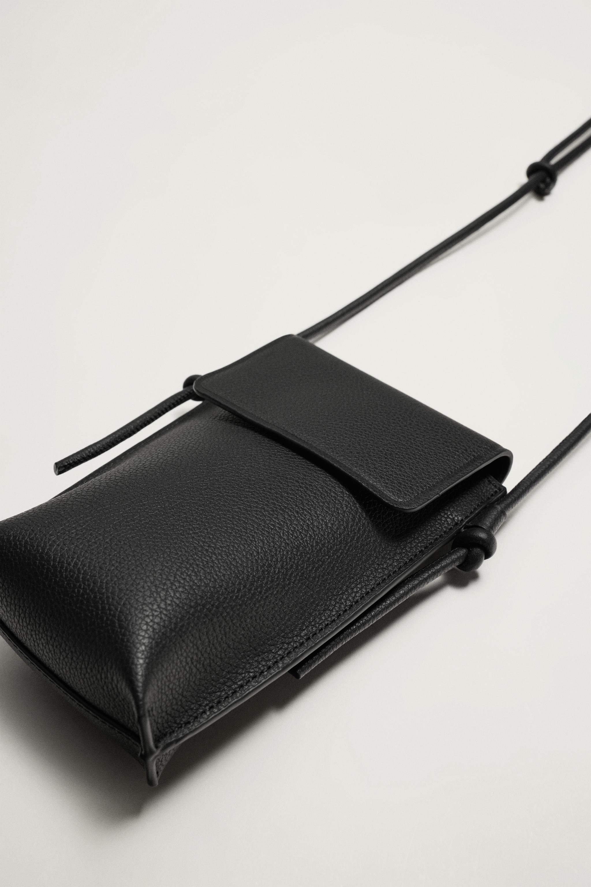 Мужские сумки Zara LEATHER CROSSBODY — фото 3
