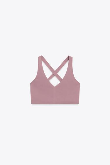 TOP SEAMLESS POLIAMIDA - Malva de Zara