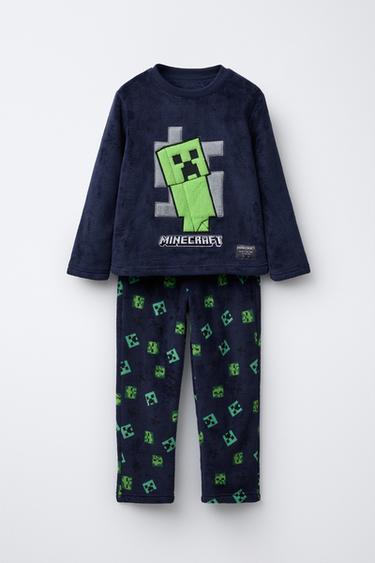 6-14 ANOS/ PIJAMA POLAR MINECRAFT © MOJANG AB. ™ - Azul da Zara - Imagem 0