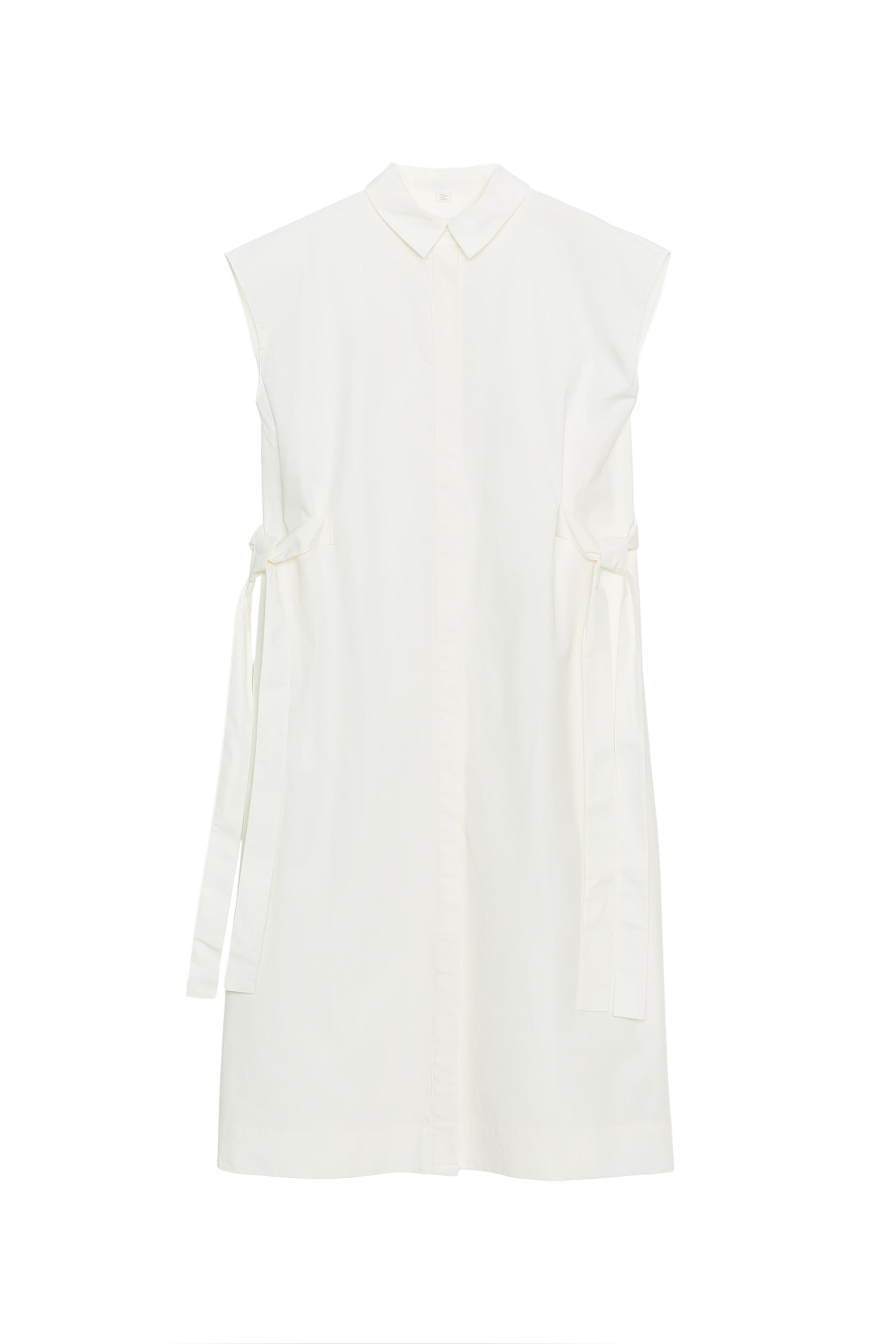 TIED SHIRT DRESS ZW COLLECTION - White | ZARA United States