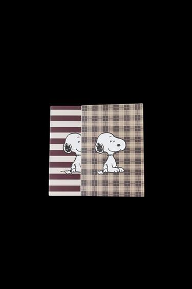 PACK OF TWO SNOOPY PEANUTS™ NOTEBOOKS - Brown by Zara - Image 0