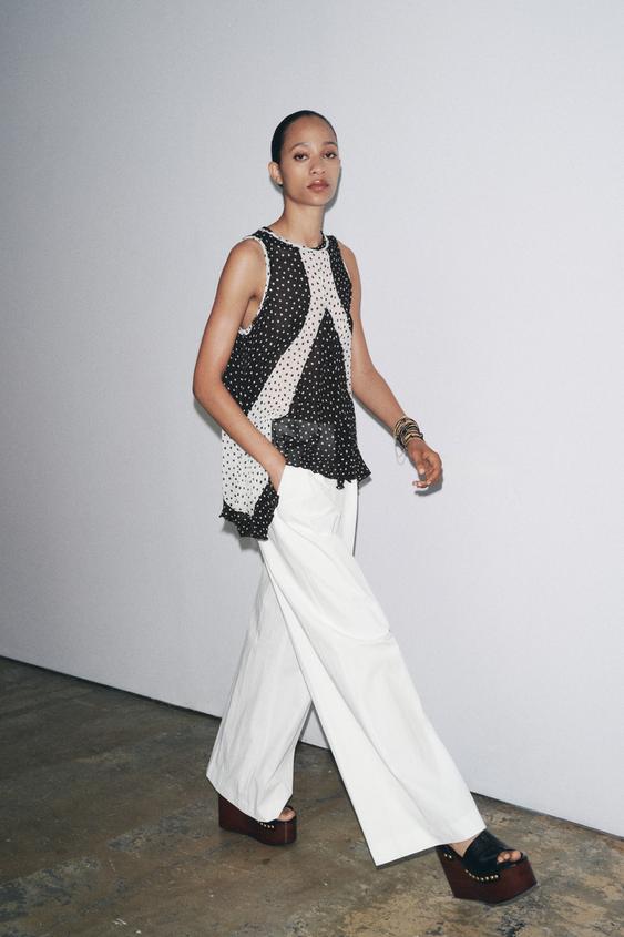 POLKA DOT TOP ZW COLLECTION