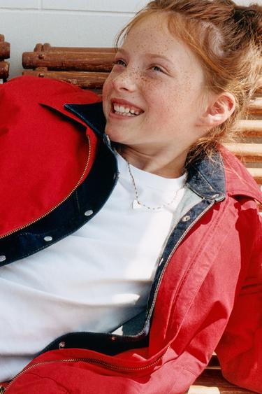 QUILTED LINING JACKET - Red by Zara