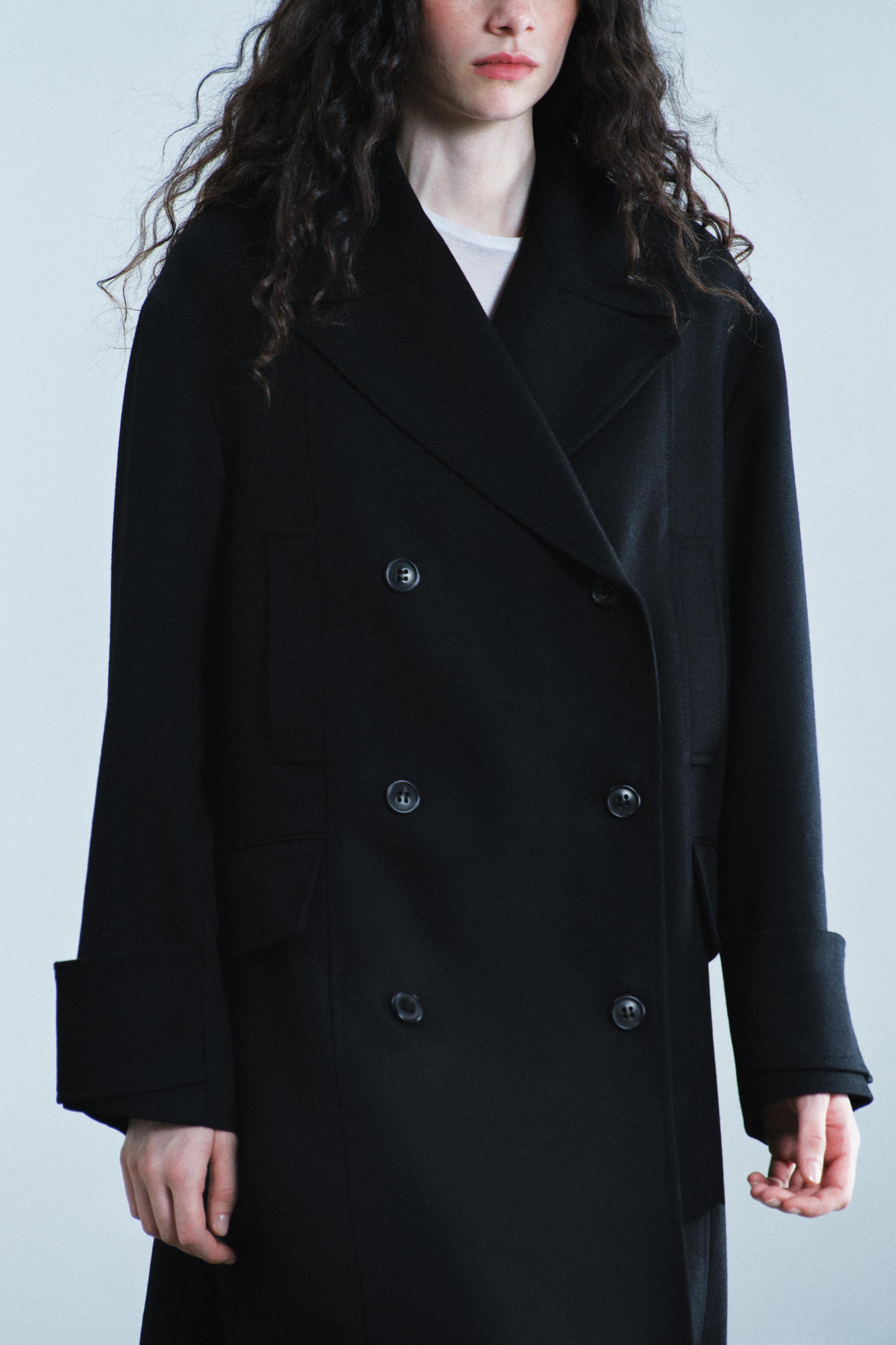 100% WOOL COAT ZW COLLECTION