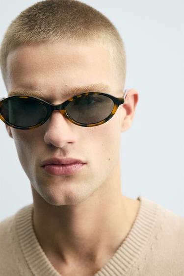 OVAL SUNGLASSES - Tortoiseshell by Zara - Image 2