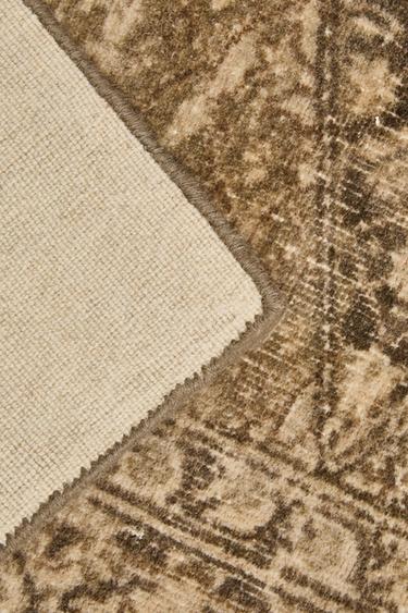 MOSAIC WOOL RUG - Khaki by Zara