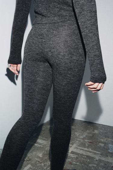 LEGGING SOFT AVEC CEINTURE - Gris anthracite de Zara - Image 3