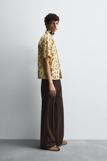 PANTALON COUPE ÉVASÉE HARRY LAMBERT FOR ZARA X DISNEY - Marron de Zara - Image 3