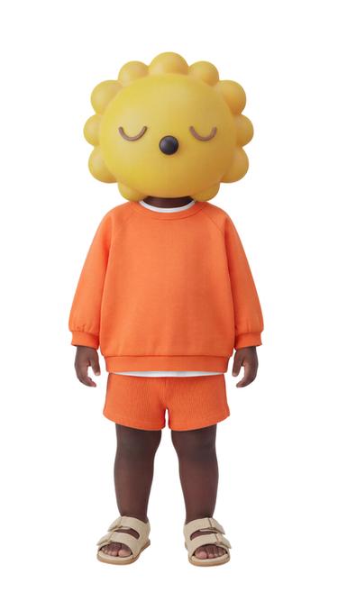 EFFEN SWEATSHIRT - Oranje van Zara