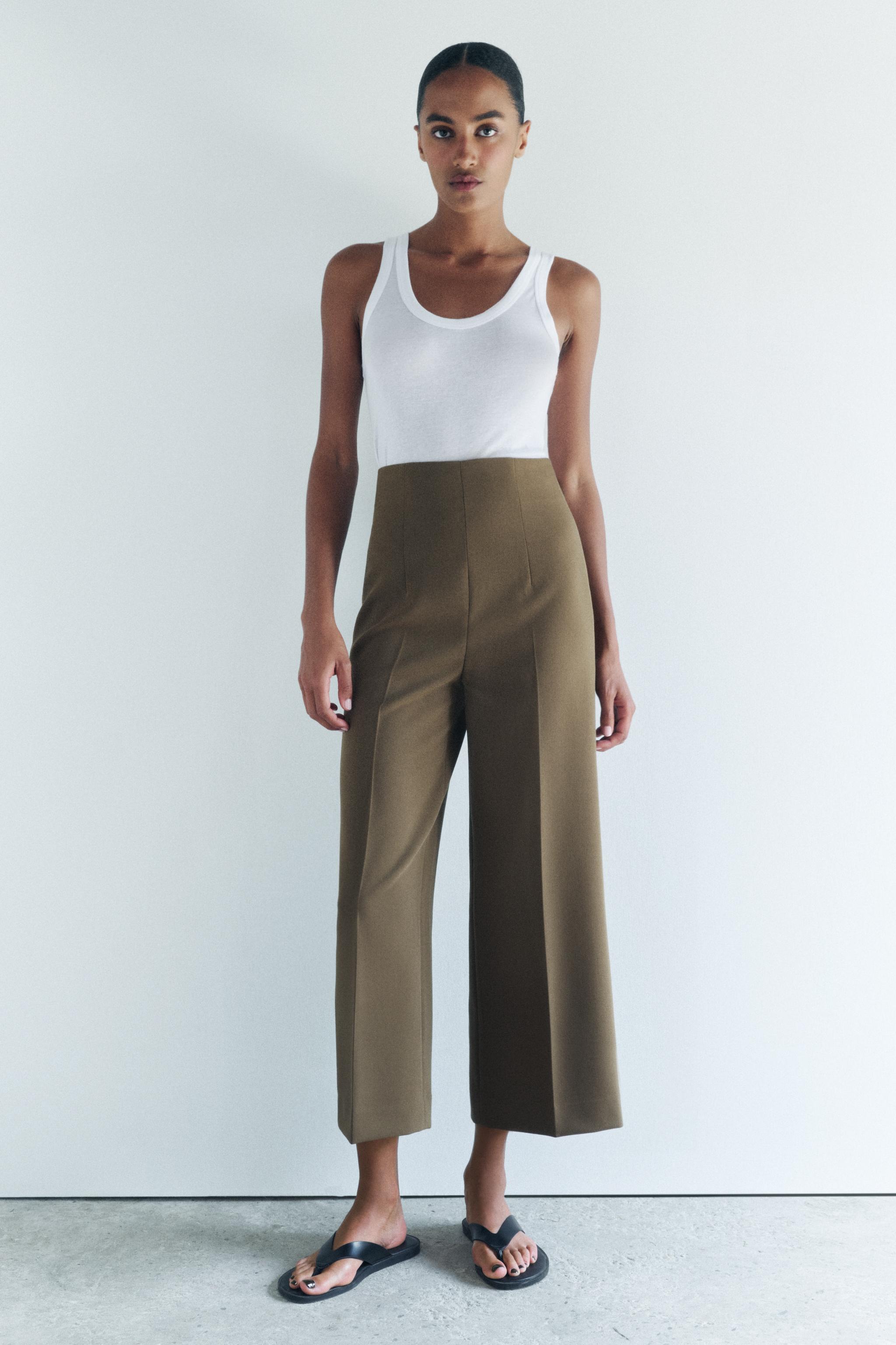 Kad n Culotte Pantolon Online Yeni Koleksiyon ZARA Turkiye