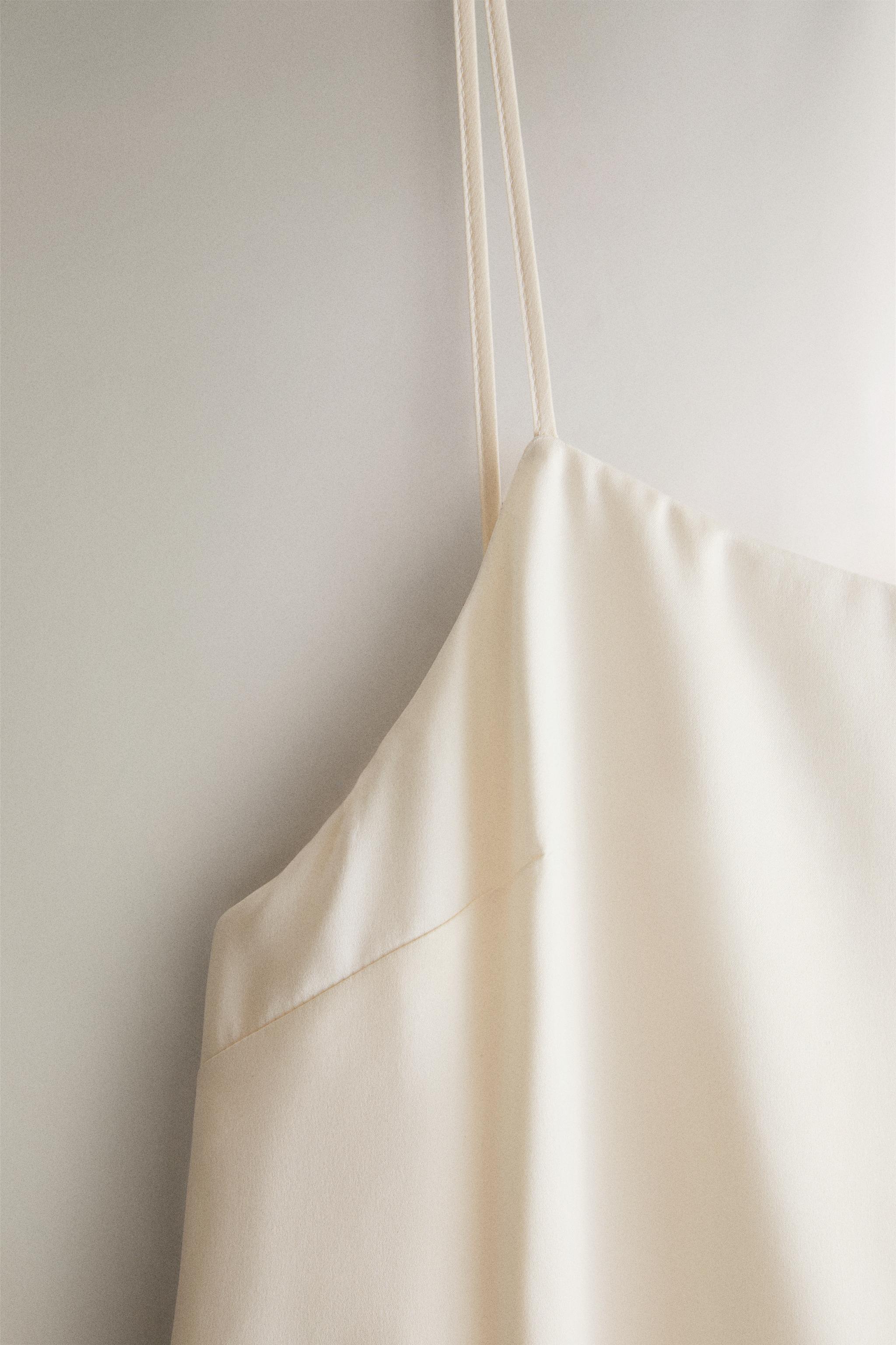 Женские платья Zara TWO-PIECE MULBERRY SILK DRESS — фото 3
