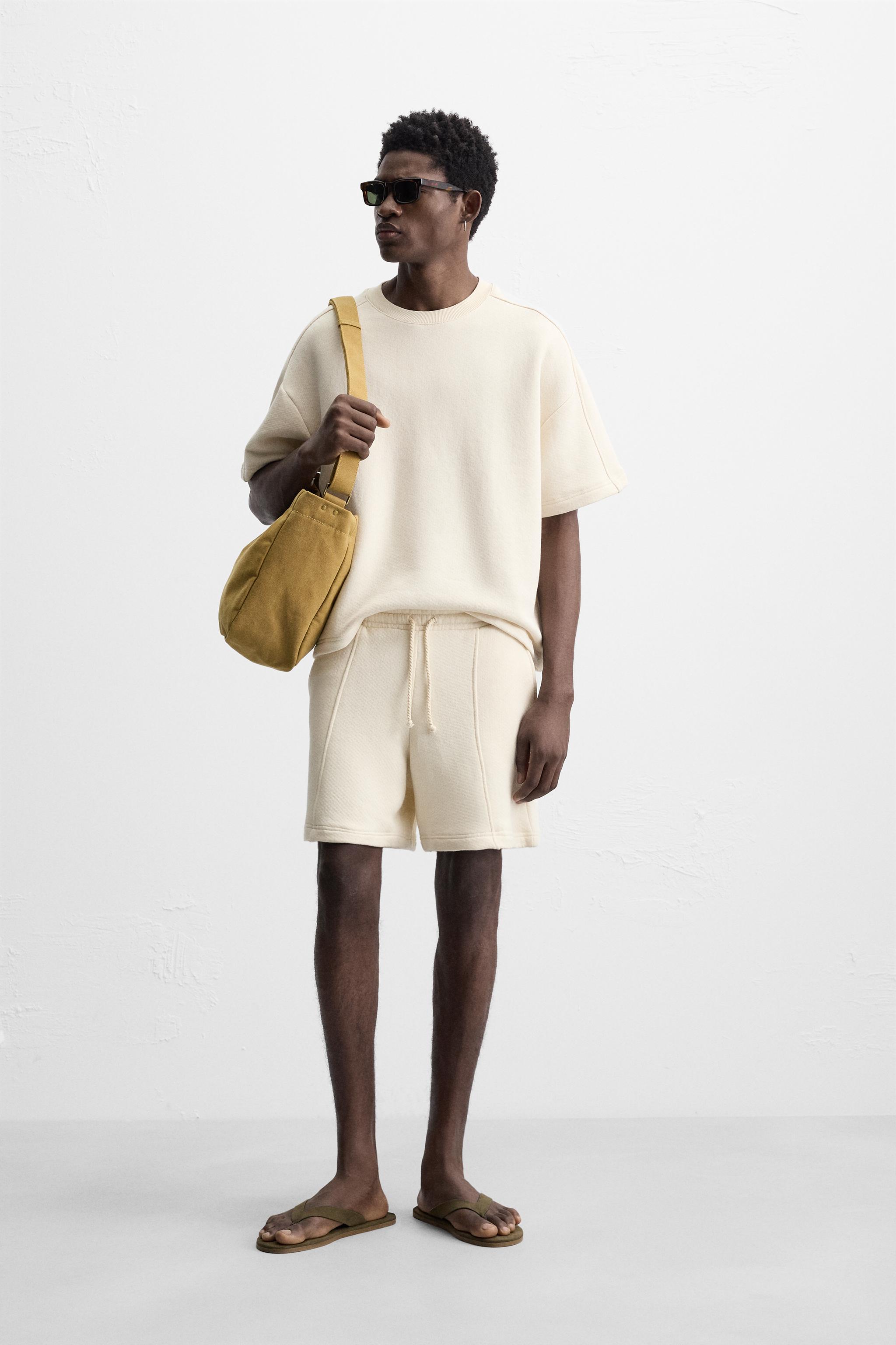リラックスフィットスウェットシャツ - ベージュ | ZARA Japan