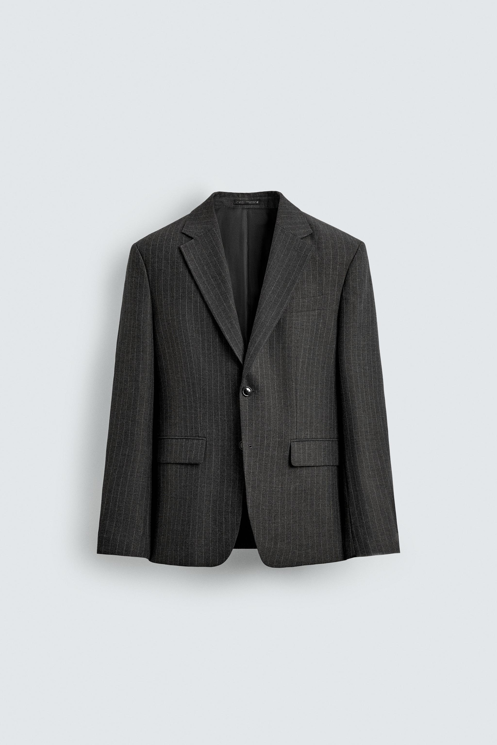 VESTE DE COSTUME À RAYURES