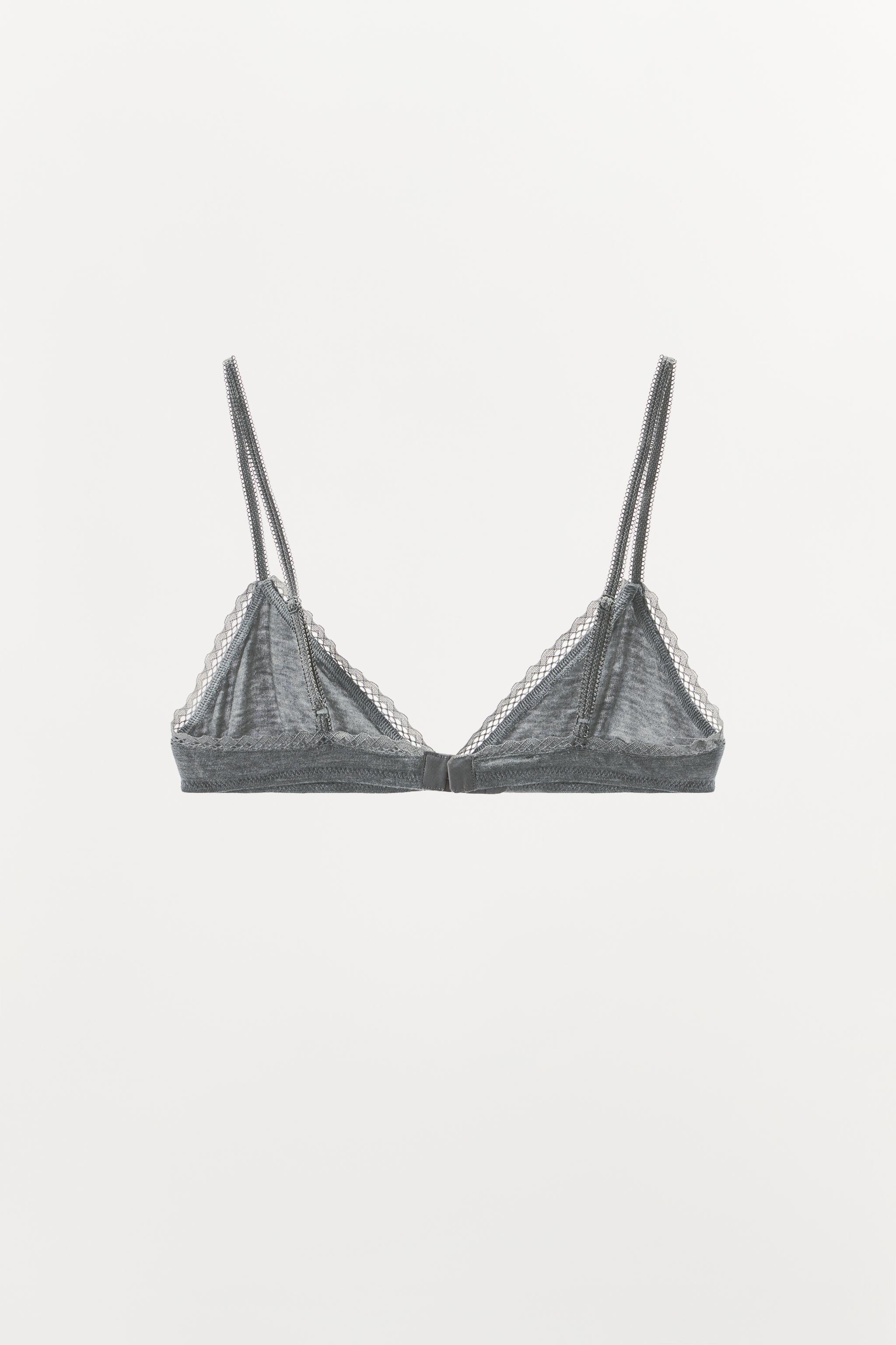 BRALETTE TRIANGULAIRE POINTELLE FLEUR