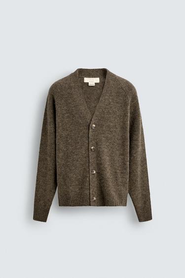 RELAXED FIT LIMITED EDITION CARDIGAN - Brown by Zara