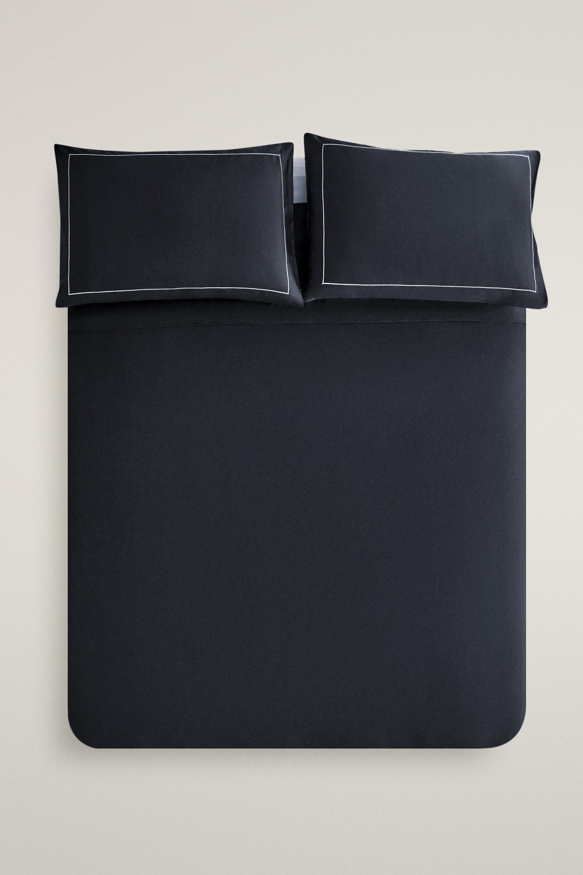 HOUSSE DE COUETTE SATIN FESTONNÉE (500 FILS)