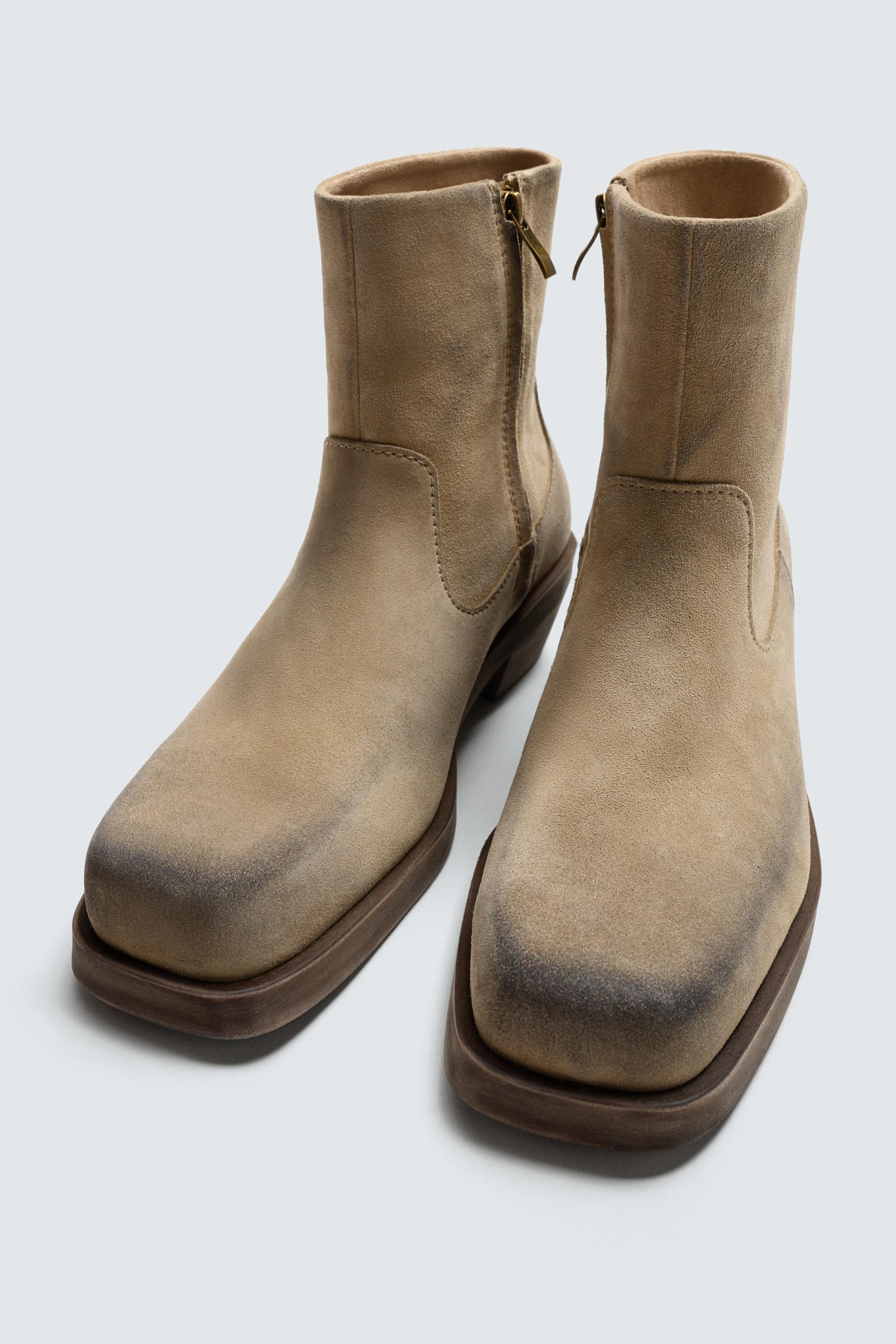 LEATHER COWBOY BOOTS