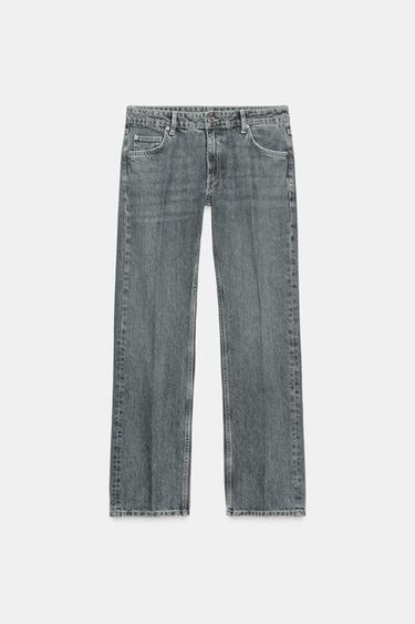 JEAN ZW COLLECTION DROIT TAILLE BASSE - Bleu délavé de Zara - Image 5